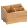 WENKO 23916100 - Organizer TERRA 12x9 cm brun