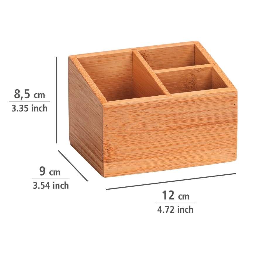 WENKO 23916100 - Organizer TERRA 12x9 cm brun