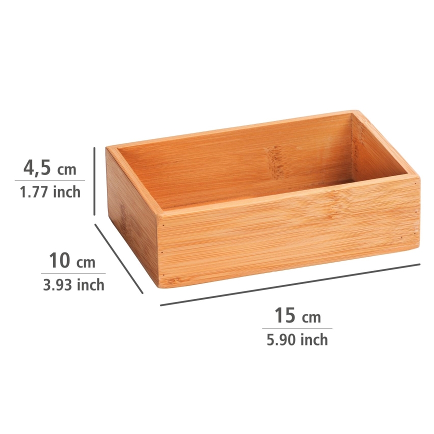 WENKO 23918100 - Bricka TERRA 15x10 cm brun