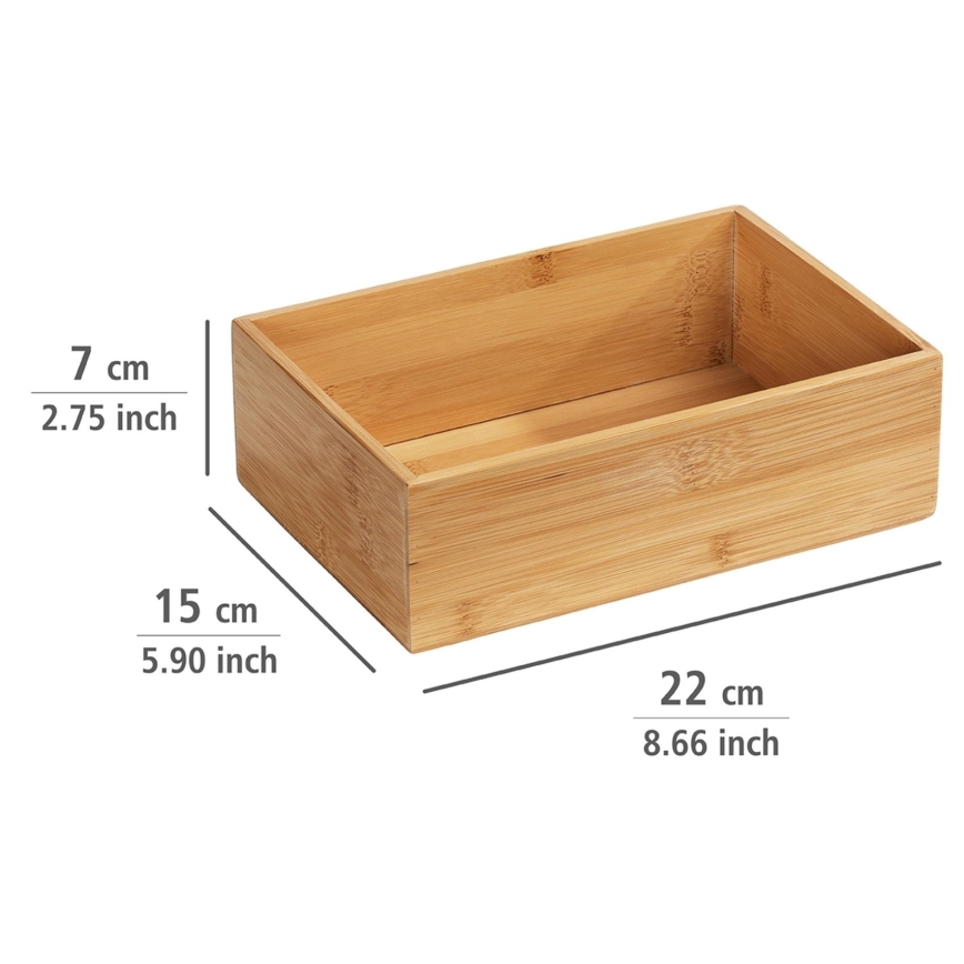 WENKO 23920100 - Bricka TERRA 22x15 cm brun