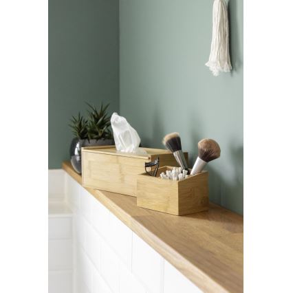 WENKO 23925100 - Box för näsdukar TERRA 25x13 cm brun