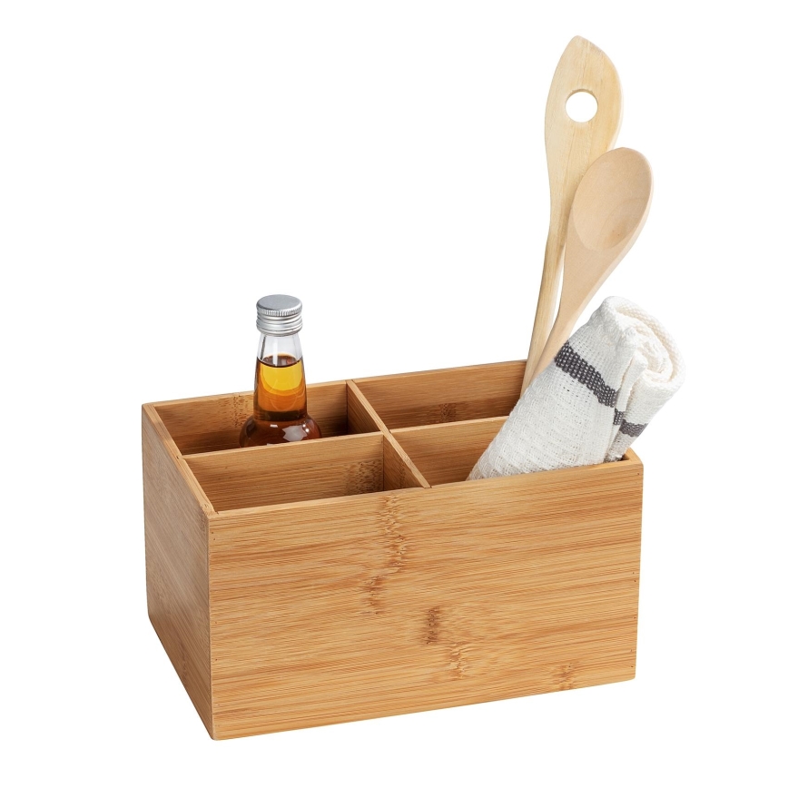 WENKO 23926100 - Förvaringsbox TERRA 22x14 cm, brun