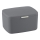 WENKO 23981100 - Förvaringsbox BARCELONA 19,5x16 cm antracit/blank krom