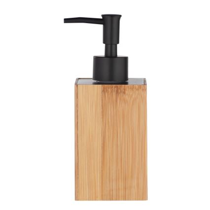 WENKO 23984100 - Tvåldispenser PADUA 210 ml brun/svart