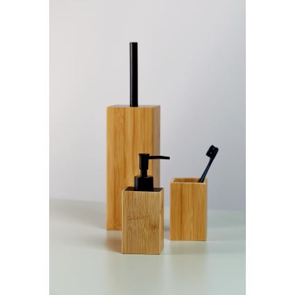 WENKO 23984100 - Tvåldispenser PADUA 210 ml brun/svart