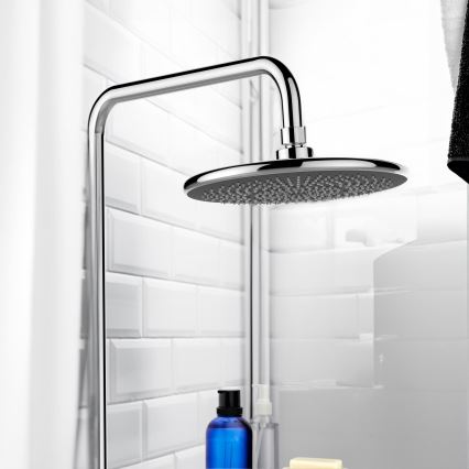 WENKO 23998100 - Duschhuvud Vattenbesparande system 22,5x22,5 cm blank krom