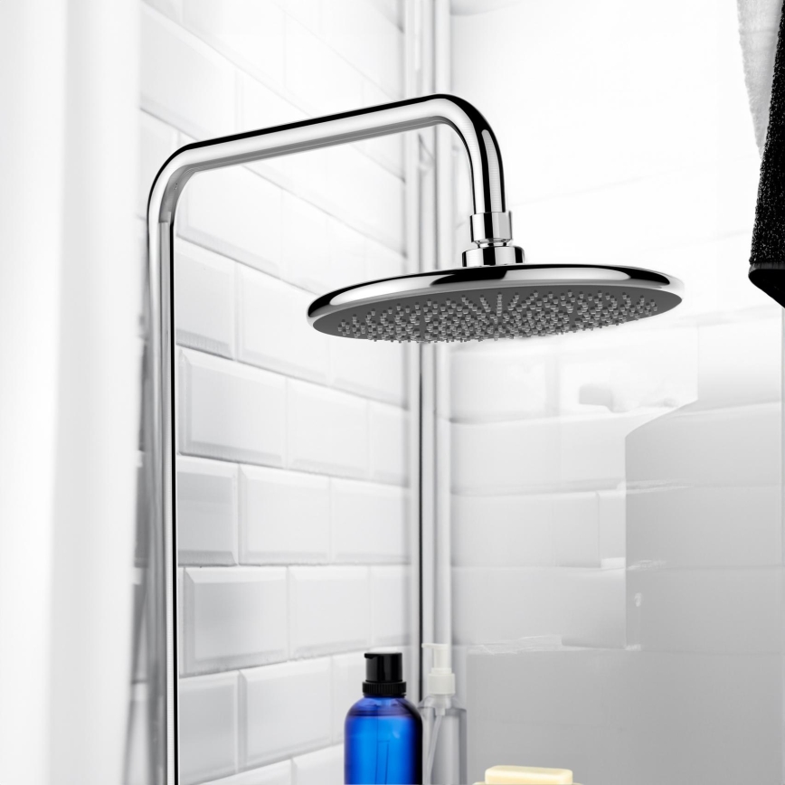 WENKO 23998100 - Duschhuvud Vattenbesparande system 22,5x22,5 cm blank krom