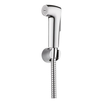 WENKO 23999100 - Bidetset Vattensparsystem 12x7 cm blank krom/silverfärgad