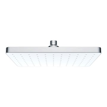 WENKO 24001100 - Duschhuvud AUTOMATISK RENGÖRING 25x17 cm blank krom/vit