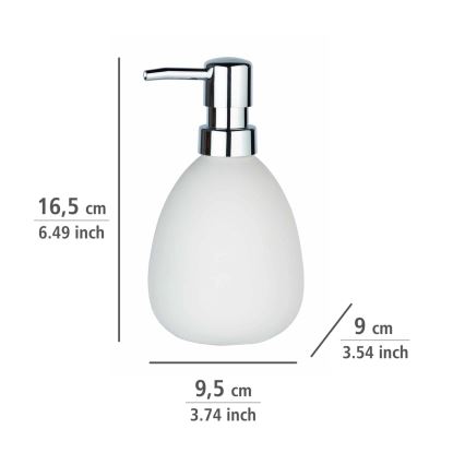 WENKO 24011100 - Tvåldispenser POLARIS 390 ml vit