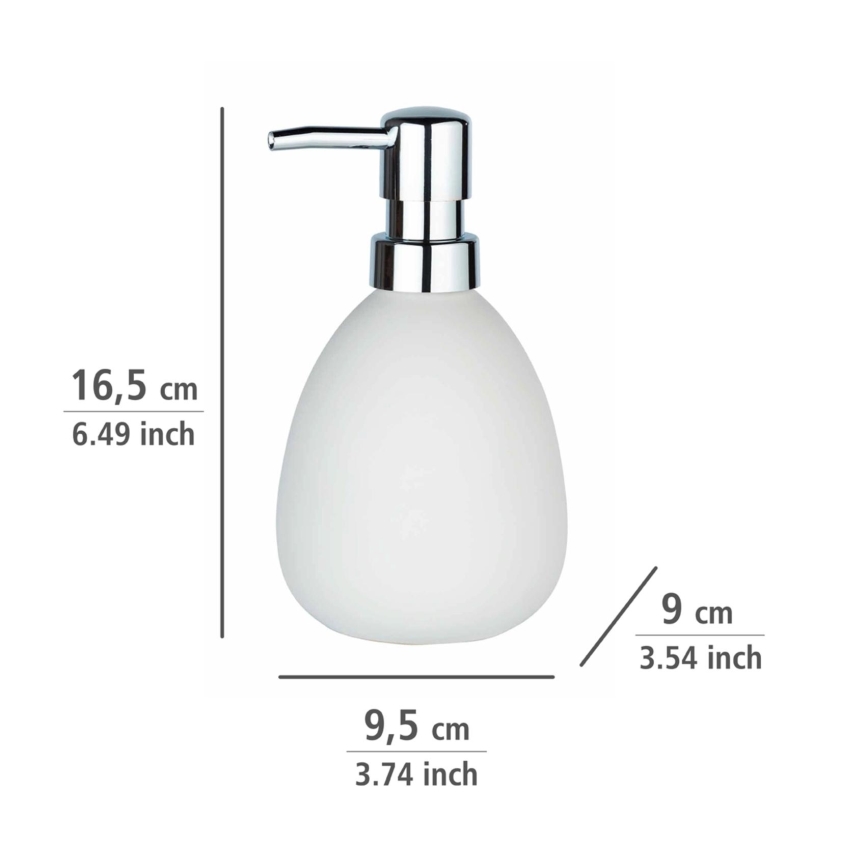 WENKO 24011100 - Tvåldispenser POLARIS 390 ml vit