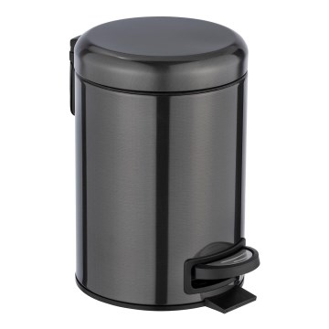 WENKO 24035100 - LEMAN-korg 17x25 cm rostfritt stål/svart