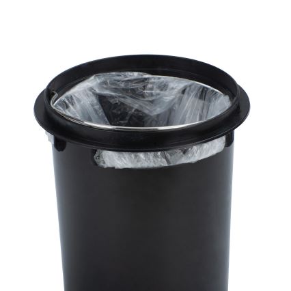 WENKO 24035100 - LEMAN-korg 17x25 cm rostfritt stål/svart