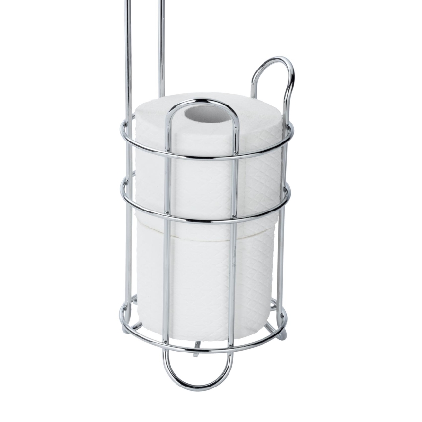WENKO 24074800 - Toalettpappershållare 16x59 cm polerad krom