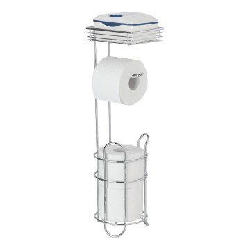 WENKO 24074800 - Toalettpappershållare 16x59 cm polerad krom