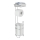 WENKO 24074800 - Toalettpappershållare 16x59 cm polerad krom