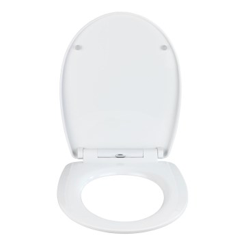 WENKO 24082800-Toalettsits DROPLETS 45x38,8 cm flerfärgad/blank. krom