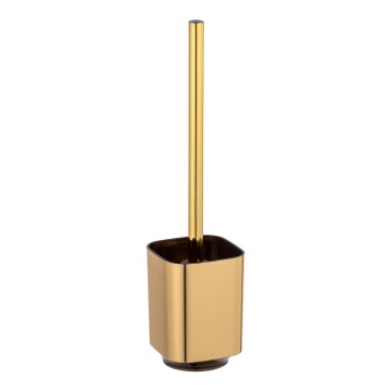 WENKO 24162100 - Toalettborste AURON 9x38,5 cm guldfärgad
