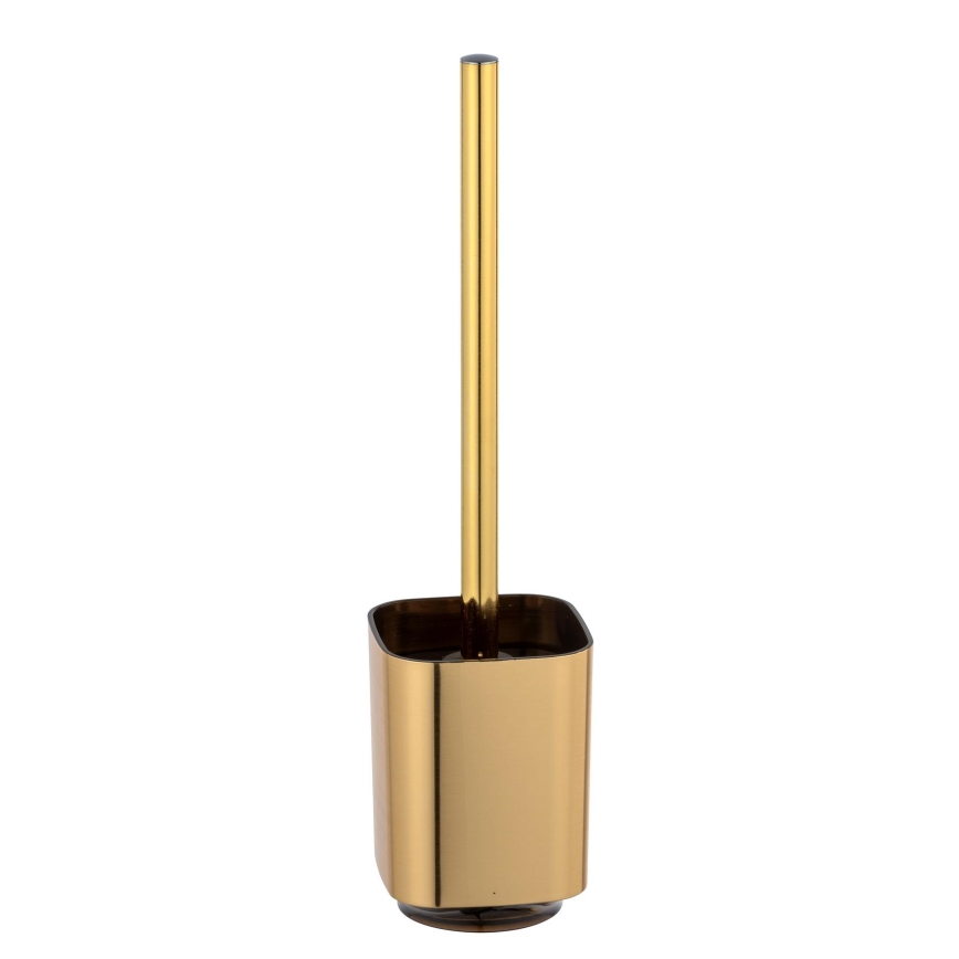 WENKO 24162100 - Toalettborste AURON 9x38,5 cm guldfärgad