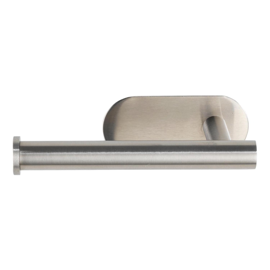 WENKO 24166100 - Toalettpappershållare TURBO-LOC OREA MATT 16x7 cm rostfritt stål/silverfärgad