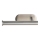 WENKO 24166100 - Toalettpappershållare TURBO-LOC OREA MATT 16x7 cm rostfritt stål/silverfärgad