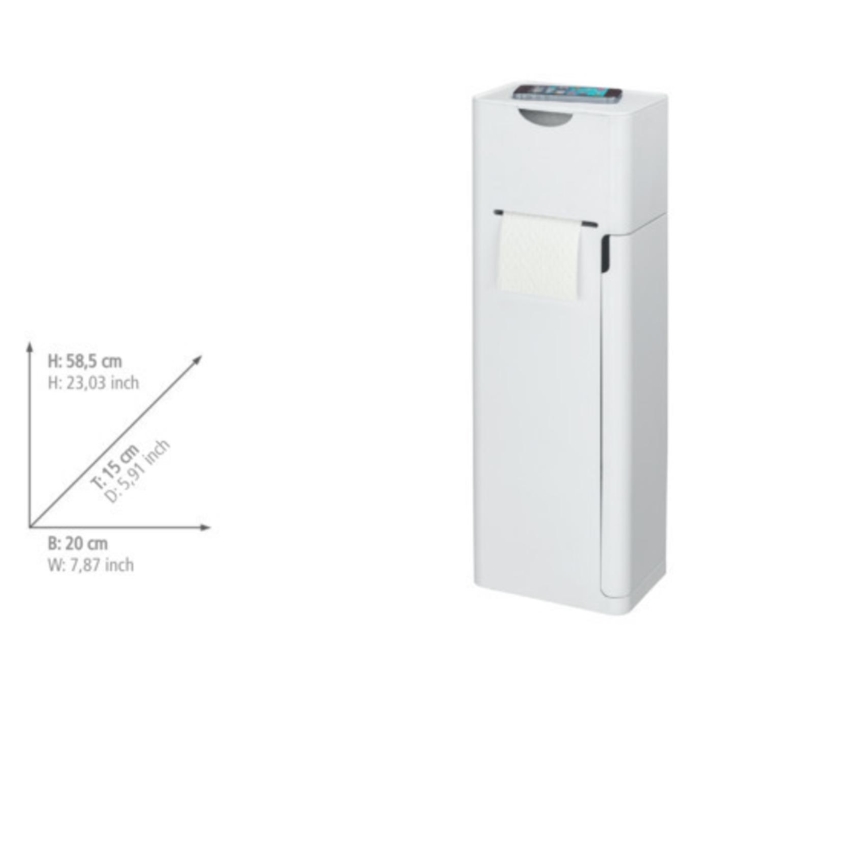 WENKO 24212100 - WC-borste IMON 20x58,5 cm vit