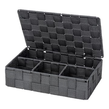 WENKO 24223100 - Korg ADRIA 26x17 cm grå/antracit