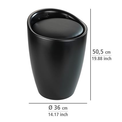 WENKO 24229100 - Pall CANDY 36x50,5 cm svart