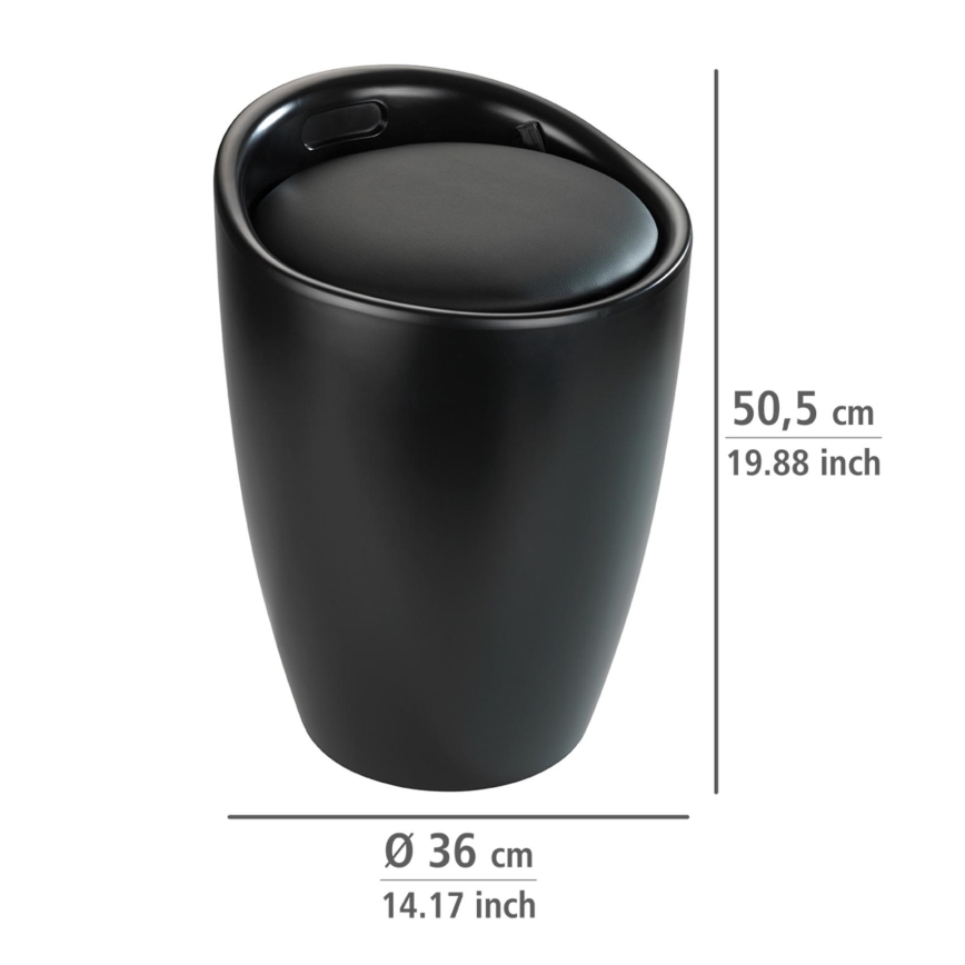 WENKO 24229100 - Pall CANDY 36x50,5 cm svart