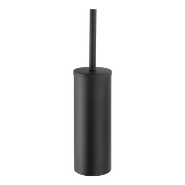 WENKO 24289100-WC toalettborste TURBO-LOC OREA BLACK 9x39,5 cm rostfritt stål/svart