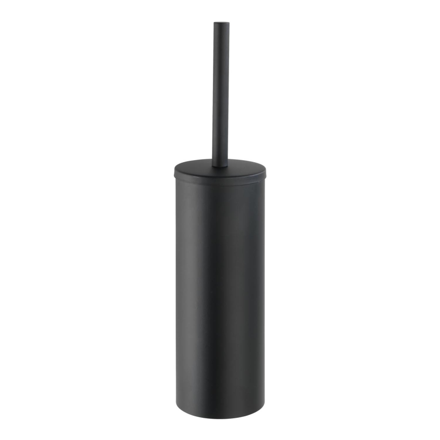 WENKO 24289100-WC toalettborste TURBO-LOC OREA BLACK 9x39,5 cm rostfritt stål/svart