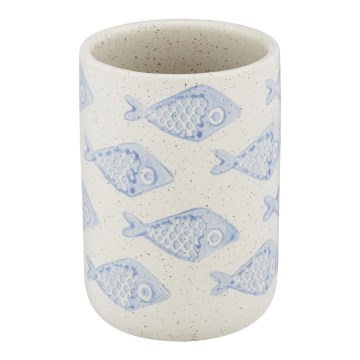 WENKO 24310100 - Glas AQUAMARIN 8x11 cm beige