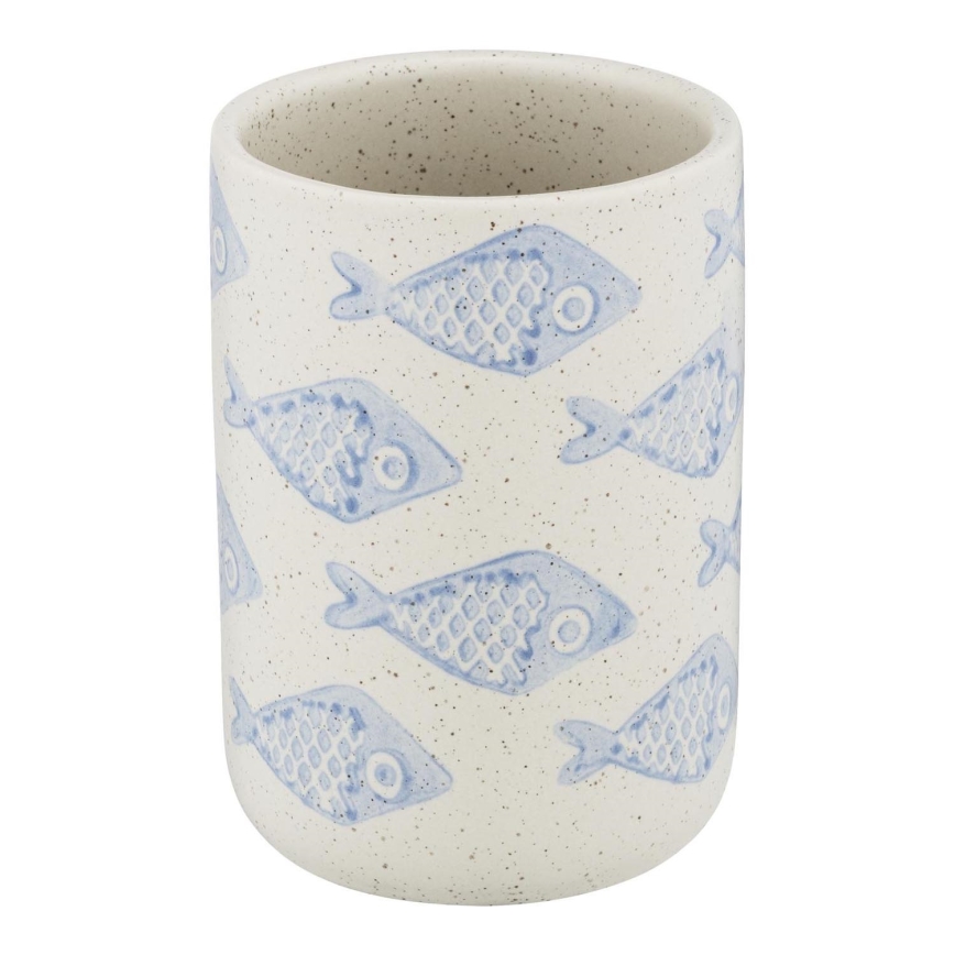 WENKO 24310100 - Glas AQUAMARIN 8x11 cm beige