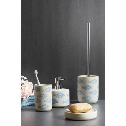 WENKO 24310100 - Glas AQUAMARIN 8x11 cm beige