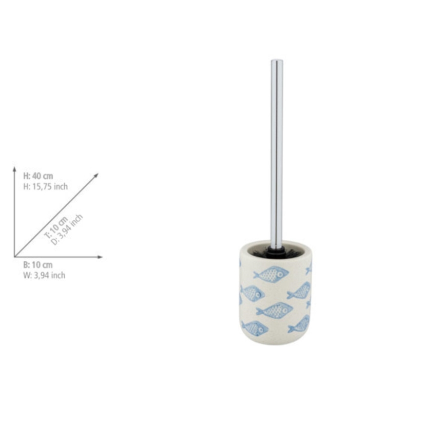 WENKO 24313100 - WC-borste AQUAMARIN 10x40 cm beige