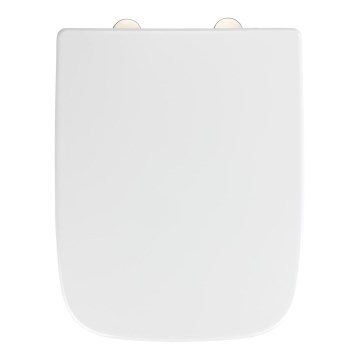 WENKO 24334100-Toalettsits EXKLUSIV 46,5x37 cm vit/silver