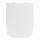 WENKO 24334100-Toalettsits EXKLUSIV 46,5x37 cm vit/silver