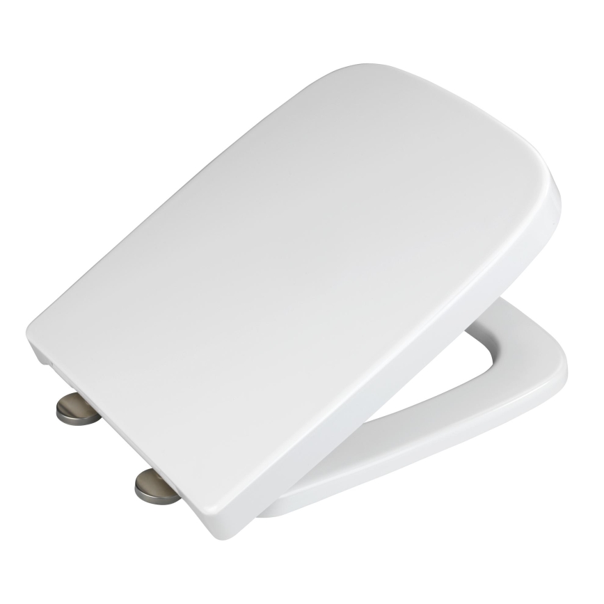 WENKO 24334100-Toalettsits EXKLUSIV 46,5x37 cm vit/silver