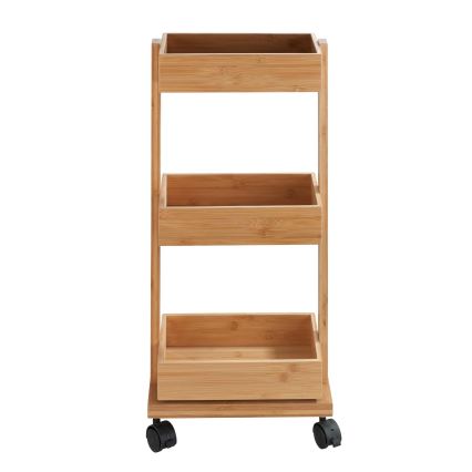WENKO 24390100 - Hylla TORTONA 18 x 71,5 cm brun/svart