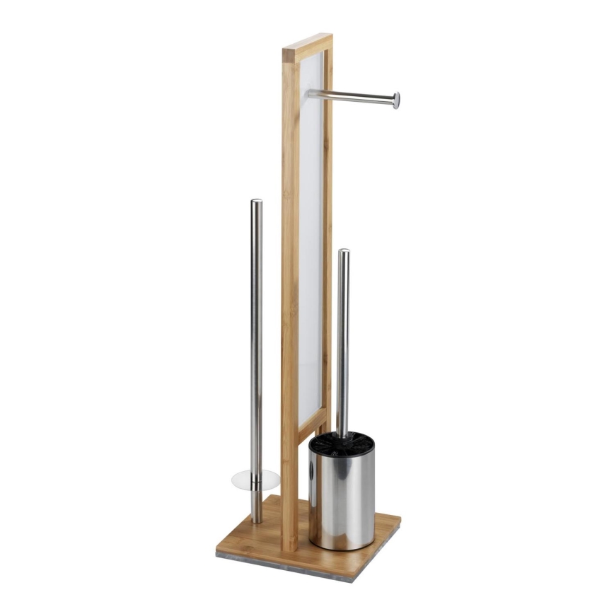 WENKO 24391100 - Toalettborste RIVALTA 18x70 cm brun/vit/svart
