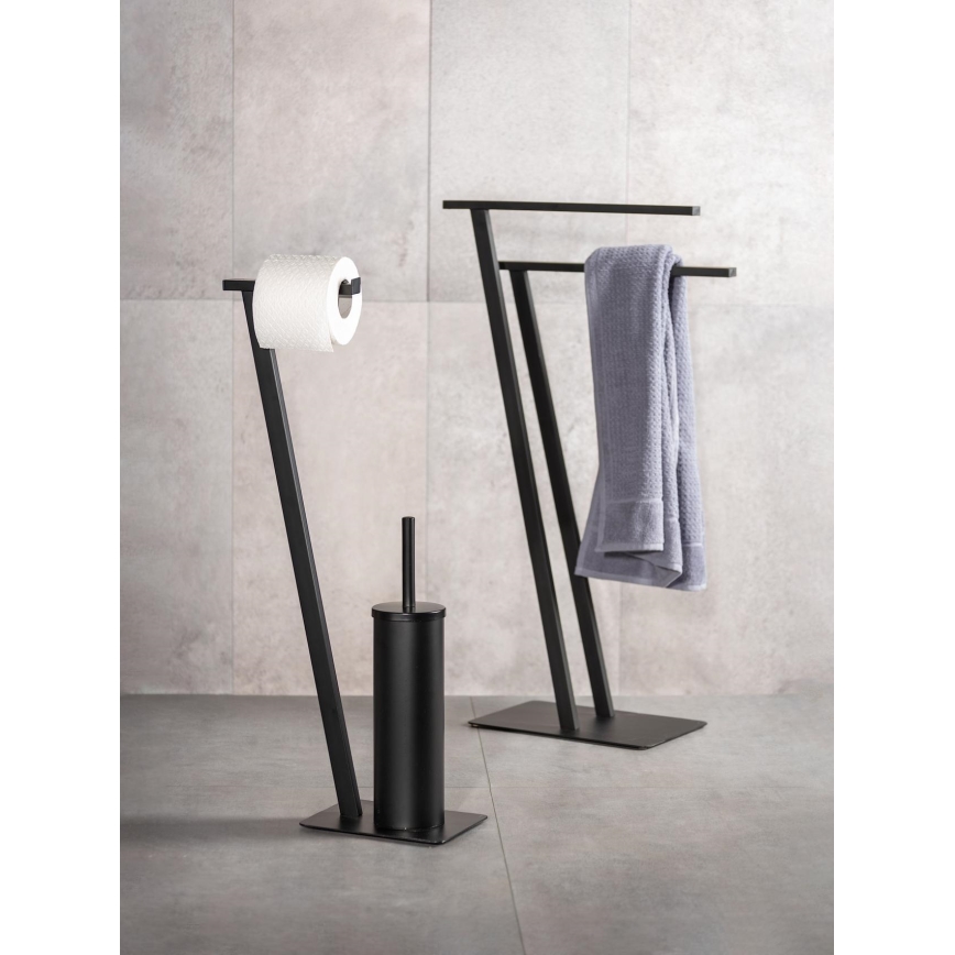 WENKO 24396100 - Handdukställ LIRIO 20x40 cm svart