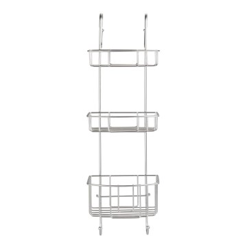 WENKO 24422100 - Hylla OLESI 22,5x70 cm rostfritt stål/silver