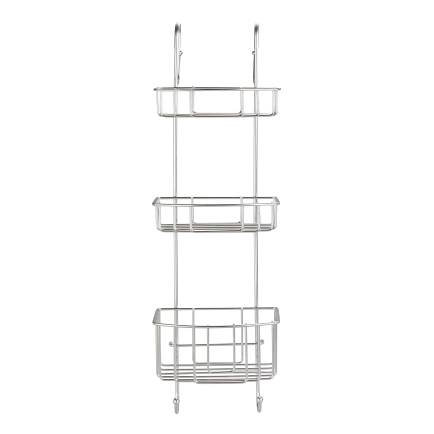 WENKO 24422100 - Hylla OLESI 22,5x70 cm rostfritt stål/silver