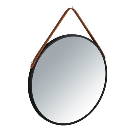 WENKO 24424100 - Spegel BORRONE 40x40 cm svart/silver