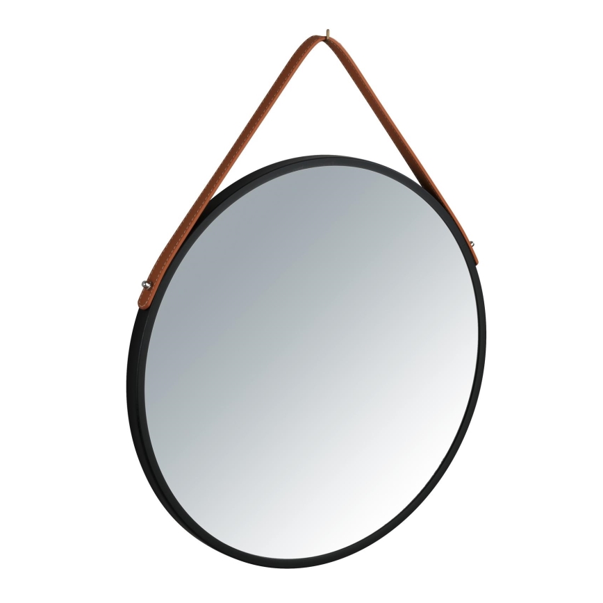 WENKO 24424100 - Spegel BORRONE 40x40 cm svart/silver