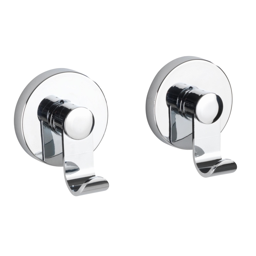 WENKO 24466100-Krok VACUUM-LOC 6x7 cm blank krom