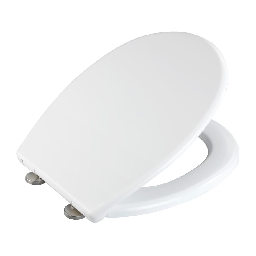 WENKO 24571100-WC toalettsits VORNO NEO 46x37 cm vit/silver