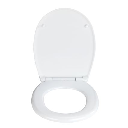 WENKO 24571100-WC toalettsits VORNO NEO 46x37 cm vit/silver