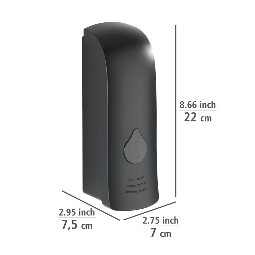 WENKO 24589100-tvåldispenser RANERA 740 ml svart