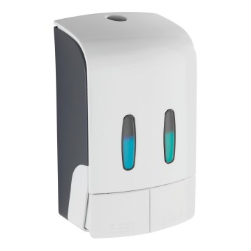 WENKO 24591100-Tvåldispenser TARTAS 480 ml vit/grå